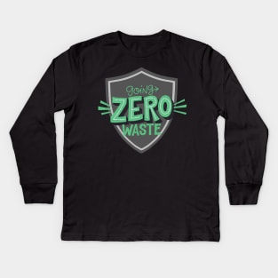 Going zero waste Kids Long Sleeve T-Shirt